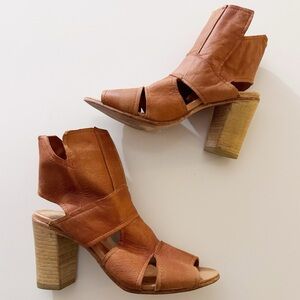 Free People Effie Leather Heeled Sandals